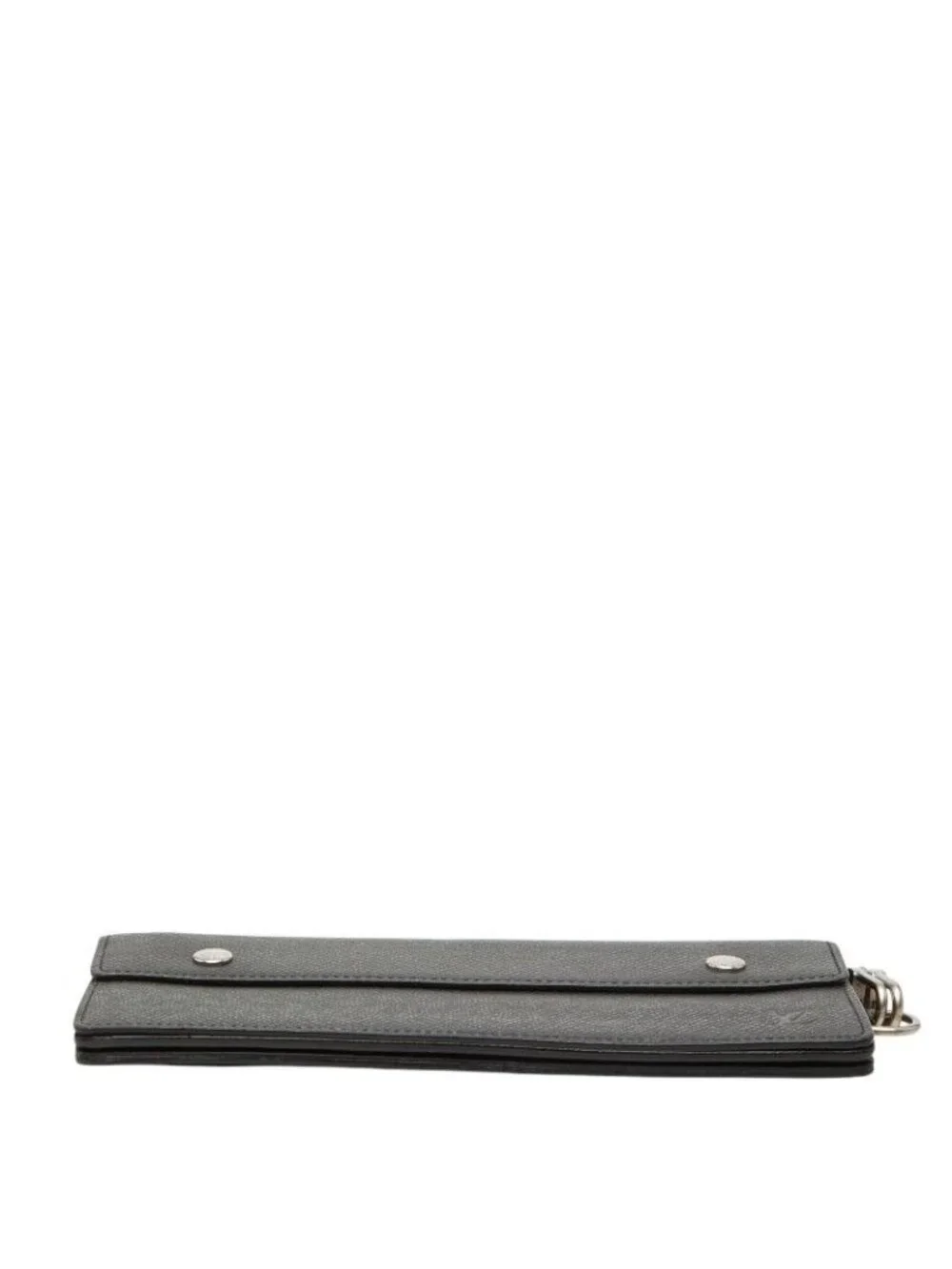 Louis Vuitton Taiga Portefeuille Accordion Wallet Ardoise Black Leather